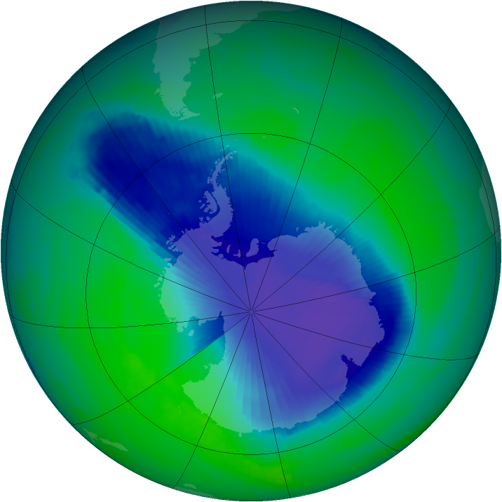 Ozone Map 1999-11-20